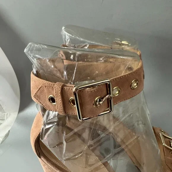 Gianvito Rossi Suede Sandals, Size 41.5